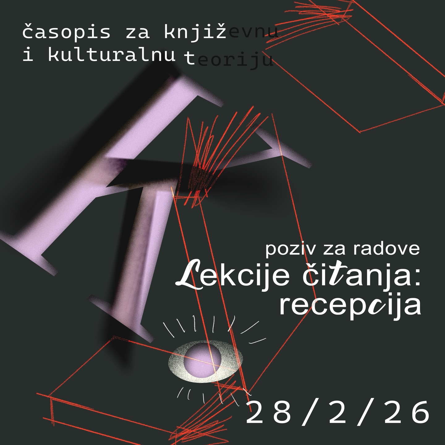 Poziv za radove: LEKCIJE ČITANJA: Recepcija
